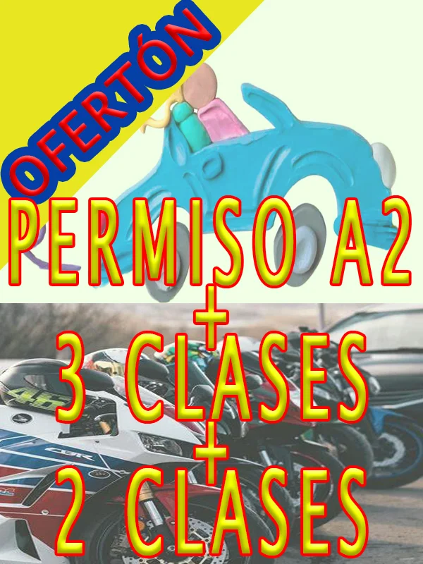 OFERTA A2 CON 3 Y2 CLASES PRACTICAS